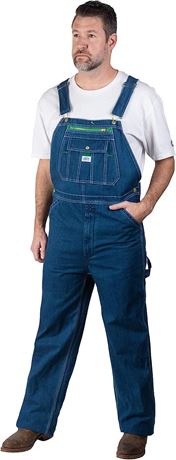 Liberty Men's Stonewashed Denim Bib Overall