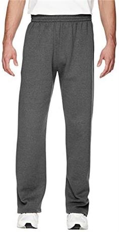 Fruit of the Loom Men's Sweatpants, 2XB, Dark Gray