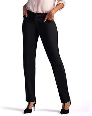 Lee Women's Relaxed Fit All Day Straight Leg Pant, 14