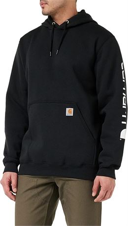 Carhartt Men's Loose Fit Midweight Logo Sleeve Graphic Sweatshirt, XL