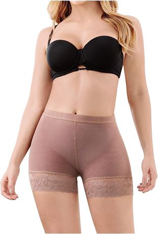 LT.ROSE Women's Control Panty, Small, Beige