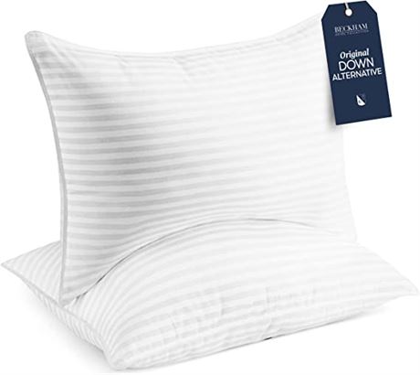 Beckham Hotel Collection Bed Pillows Queen Size Set of 2