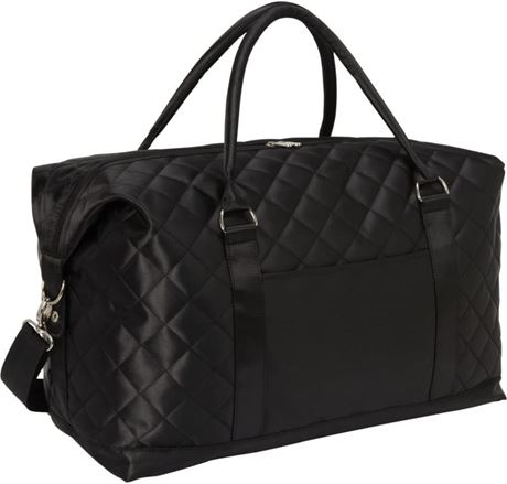 Bellino Savvy Weekend 19.5"L Duffle Bag, Black