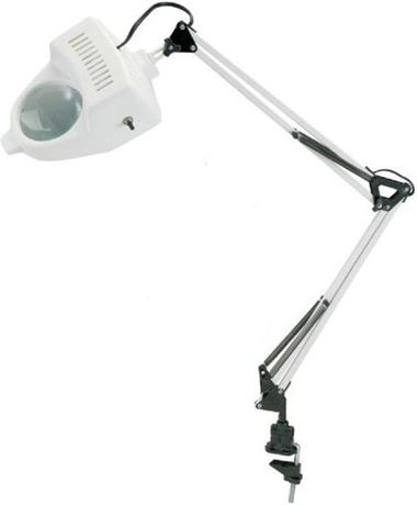 Alvin, ML100-D, Swing-Arm Magnifier Lamp - White