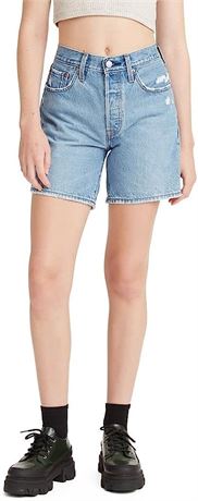 Levi's Women's 501 Mid Thigh Short - Oxnard Mischief, Size 32