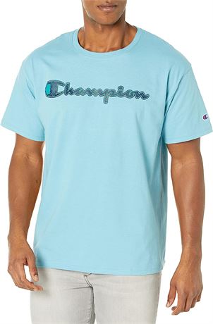 Champion mens Champion Men's Classic T-shirt, Ocean Boat Blue, Medium