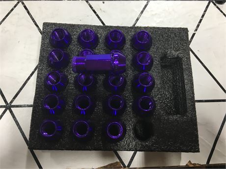 Purple Lug Nuts Set Of 20