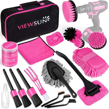 Viewsun 20PCS Car Cleaning Kit