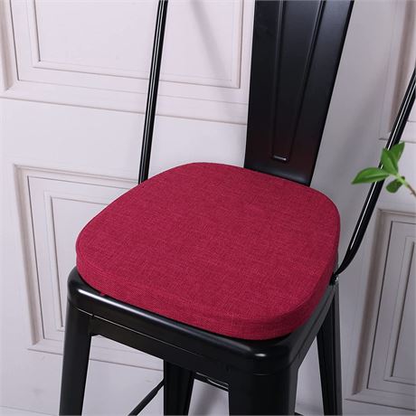 baibu 14x14 Inches Metal Chairs Cushions with Ties (Set of 4)