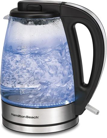 Hamilton Beach 40864 Electric Tea Kettle, Water Boiler & Heater 1.7 L