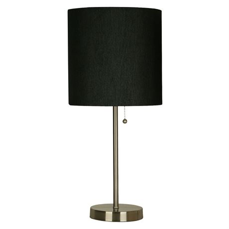 Stick Lamp Black Includes Energy Efficient Light Bulb - Room Essentials