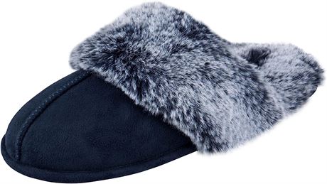 Jessica Simpson Women's Comfy Faux Fur House Slipper