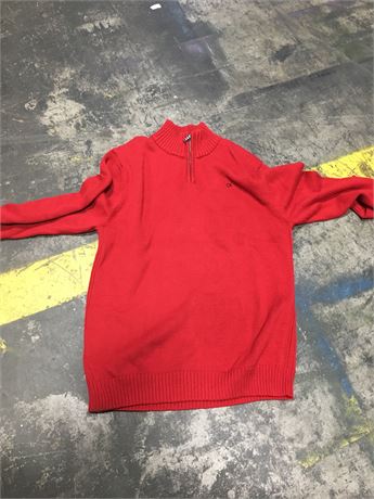 Red Calvin Klein Pull Over XL