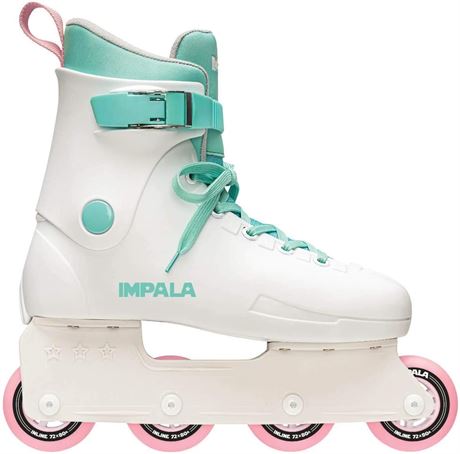 Impala Lightspeed Inline Skate, White, Size 5 US