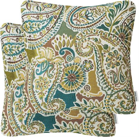 Mika Home Pack of 2 Decorative Pillow Covers Throw Pillow Cases