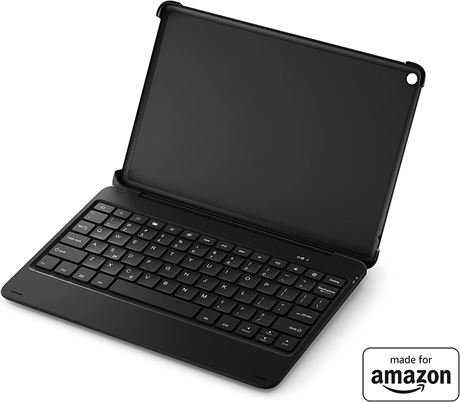 Amazon Bluetooth Keyboard with detachable case in Black, for Fire HD 10