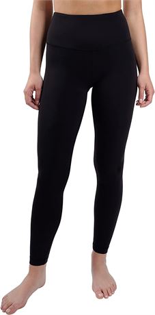 Yogalicious High Waist Ultra Soft Lightweight Leggings Black 28" - Large