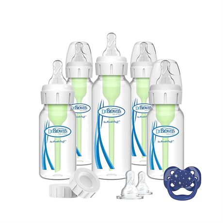 Dr. Brown�s Natural Flow Anti-Colic Options+ Narrow Baby Bottle Gift Set