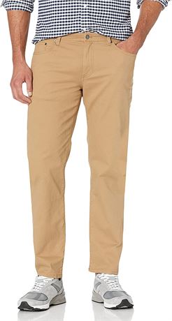 Amazon Essentials Men's Straight-Fit 5-Pocket Stretch Twill Pant