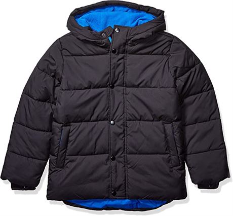 Boys' Heavyweight Hooded Puffer Jacket, XX-Lg (14-16)