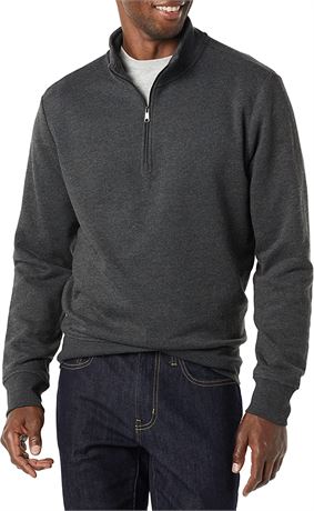 Amazon Essentials Men's Long-Sleeve Quarter-Zip Fleece Sweatshirt, XL