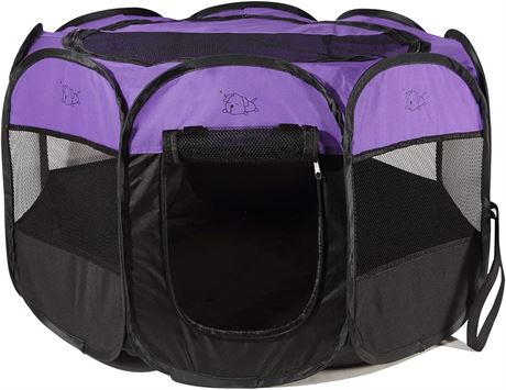 Portable Foldable Pet Playpen, 29"x29"x17"