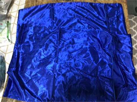 2 pack Blue Zippered Pillow Case Covers