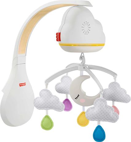 Fisher-Price Sound Machine Calming Clouds Mobile & Soother Crib to Tabletop