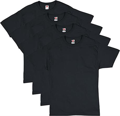 Hanes Essentials Men's T-Shirt Pack, Men's Short Sleeve Tees,4 pack, Sm