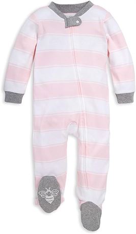 Burt's Bees Baby baby-girls Sleep and Play Pajamas, 0-3Months