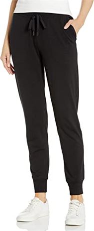 Amazon Essentials Women's Studio Terry Relaxed-Fit Jogger Pant, Lg