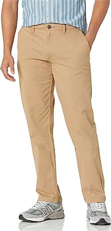 Amazon Essentials Men's Straight-Fit Casual Stretch Khaki Pant, 32x30