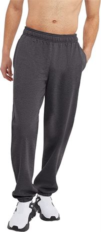 Champion Men's Powerblend Relaxed Bottom Sweatpants L