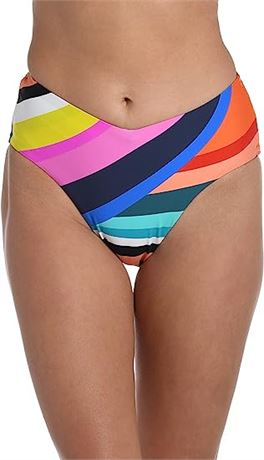 V-Front High Waist Bikini Swimsuit Bottom, 4