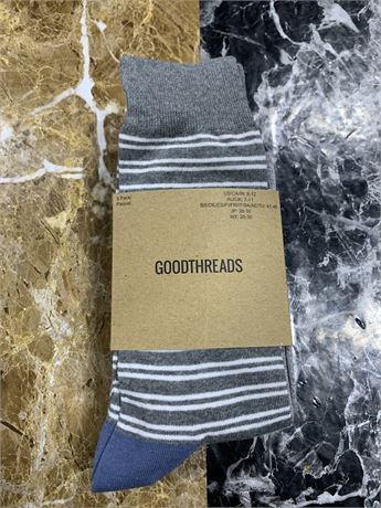 Goodthreads Men's Socks, 5 Pack