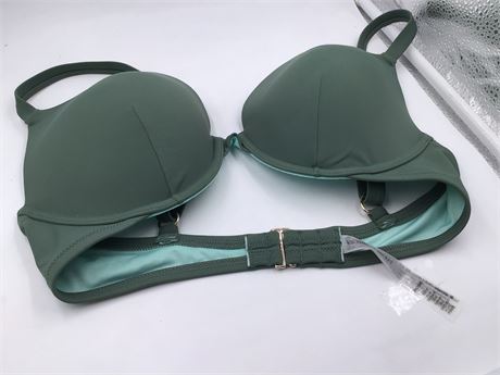 Victoria's Secret Push-Up Bra, 36C, Pine/Sea Green