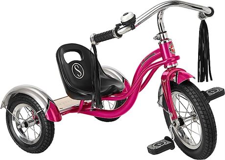 Schwinn Roadster Tricycle, Ages 2-4 Years, Bright Pink