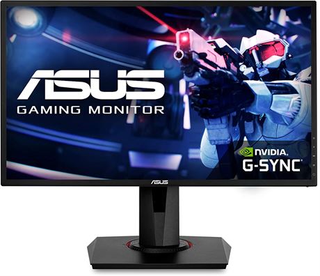 ASUS VG248QG 24" G-Sync Gaming Monitor 165Hz, 1080p , DP HDMI DVI, (Damaged)