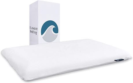 Bluewave Bedding Super Slim Gel Memory Foam Pillow