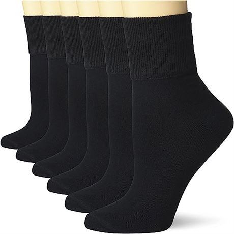 Amazon Essentials Womens Turn Cuff Socks