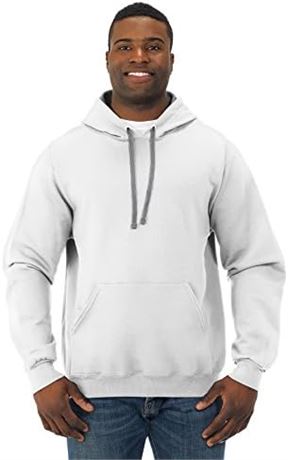 Fruit of The Loom Fleece Pullover Hoodie, Large, Khaki