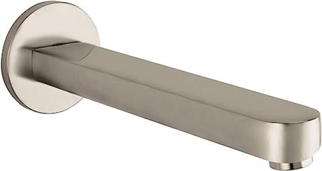 Hansgrohe Tub Spout 9" Premium 3-inch Modern Tub Spout, Brushed Nickel