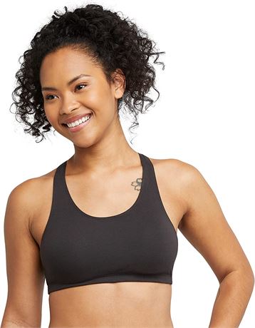 Hanes Women's Racerback Bralette T-Back Bra M