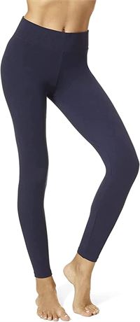 Hue Women's Ultra Legging with Wide Waistband - Large - Navy