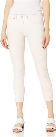 Lucky Brand Women's Mid Rise Ava Skinny Jean, Blushing Bride Tie Dye, 27