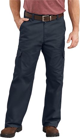 Dickies Men's Loose-Fit Cargo Work Pant - Dark Navy - 30x30