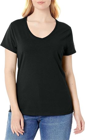 Hanes Women�s Perfect-T Short Sleeve V-Neck T-Shirt