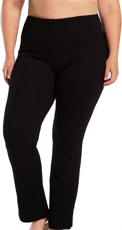 Lyss� Women's Plus Size Elysse Pant � Ponte, Black, 3X