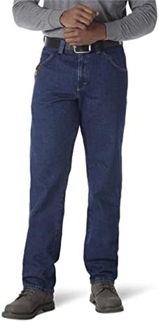 Wrangler Riggs Workwear Men's Relaxed Fit Five Pocket Jean, 38x30