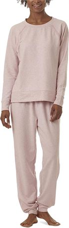 Karen Neuburger Women's Long Sleeve Pullover Top with Jogger Set, XL